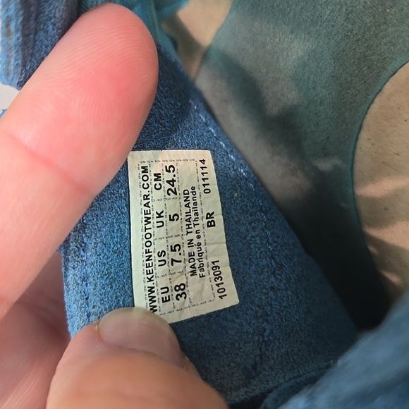 Keen Women Uneek Anatomical Footbed Blue Sandals Outdoor Shoes Sz 7.5 - Picture 8 of 12